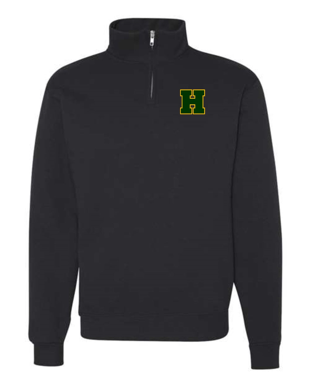 Cadet Collar Quarter-Zip Sweatshirt